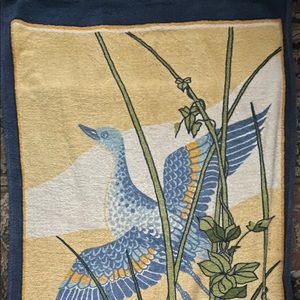 Hermès Vintage 1977 Beach Towel - Bird